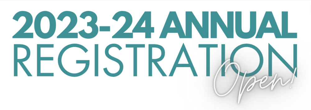 Reminder: Annual Registration is Open!
