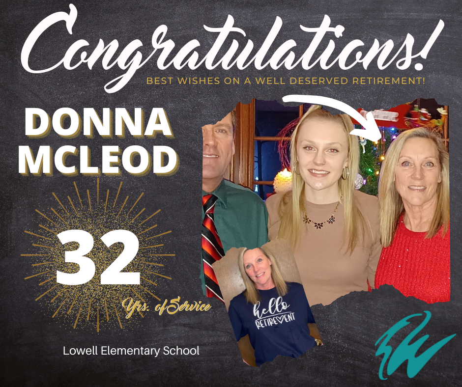 Congratulations, Donna McLeod