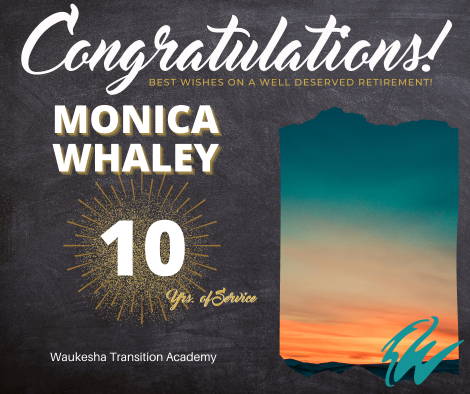 Congratulations Monica Whaley