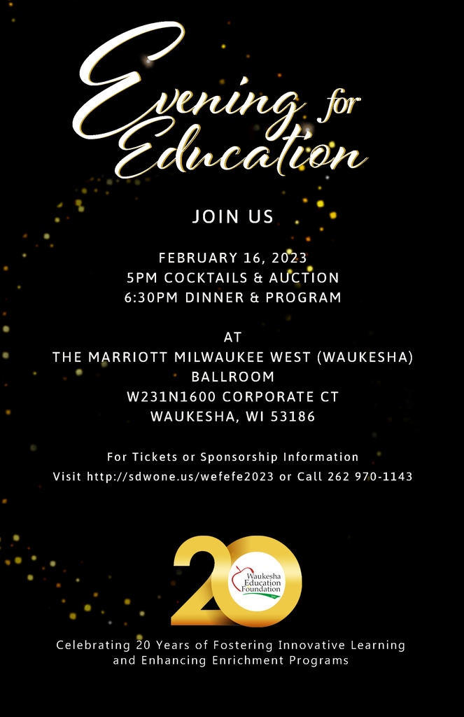 2023 Evening for Education Invite