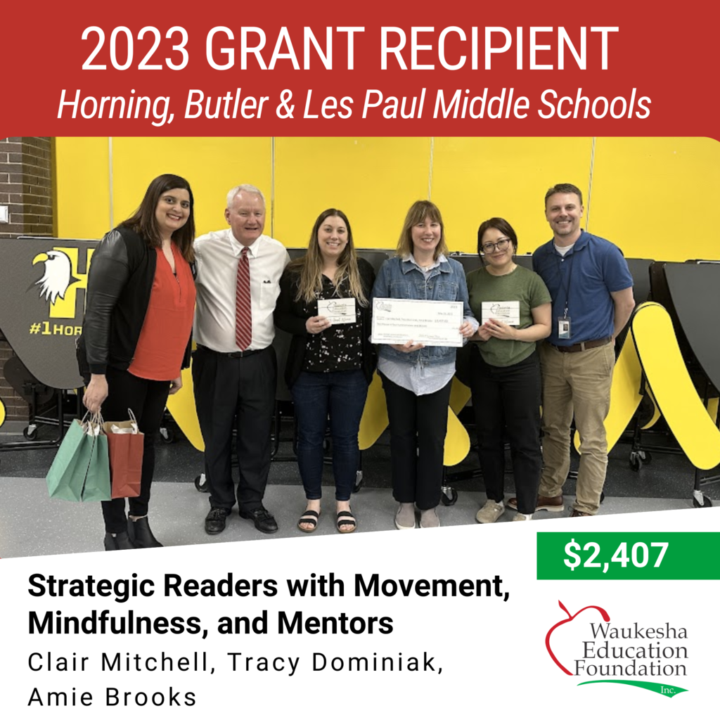 Middle School Grant Winners